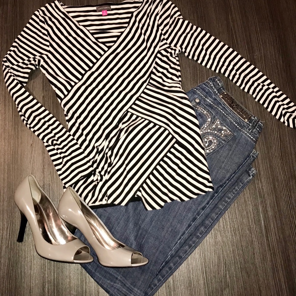 Vince Camino stripe shirt size small